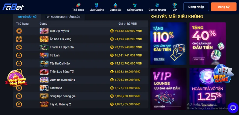 Khuyến mãi cá cược thể thao Bet365